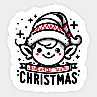Have an Elf-tastic Christmas Sticker